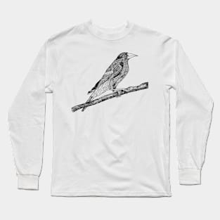 Yellow Rumped Cacique Bird Long Sleeve T-Shirt